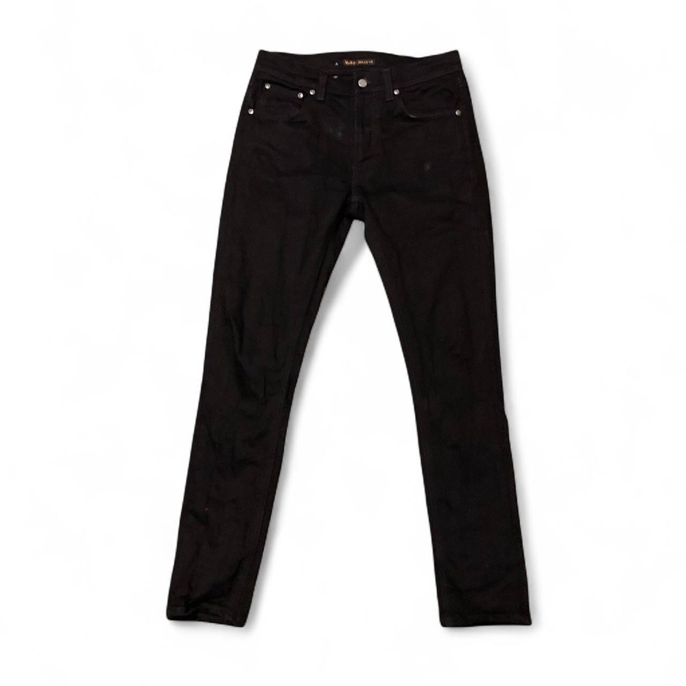 Nudie Jeans co Lean Dean organic cotton black slim jeans 5 pocket 31/32
